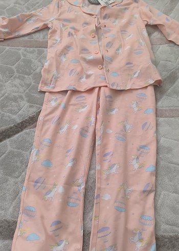 LCW Uzun Kollu Düğmeli Pijama Takimi - Görsel 2