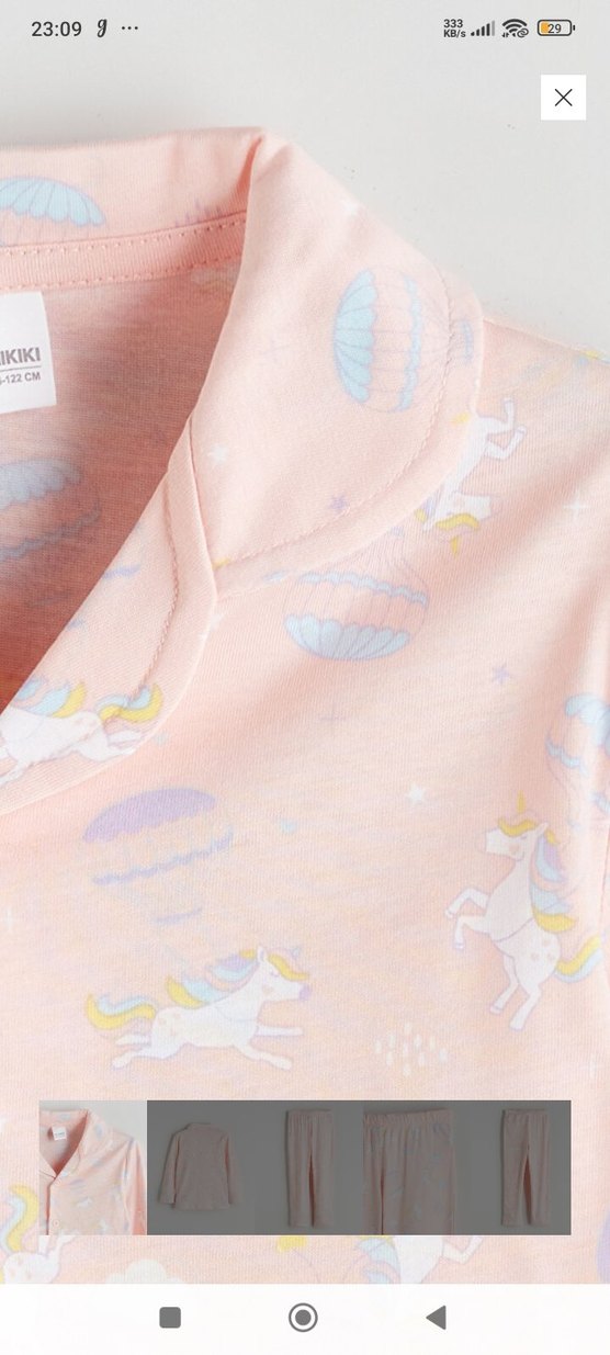 LCW Uzun Kollu Düğmeli Pijama Takimi - Görsel 4