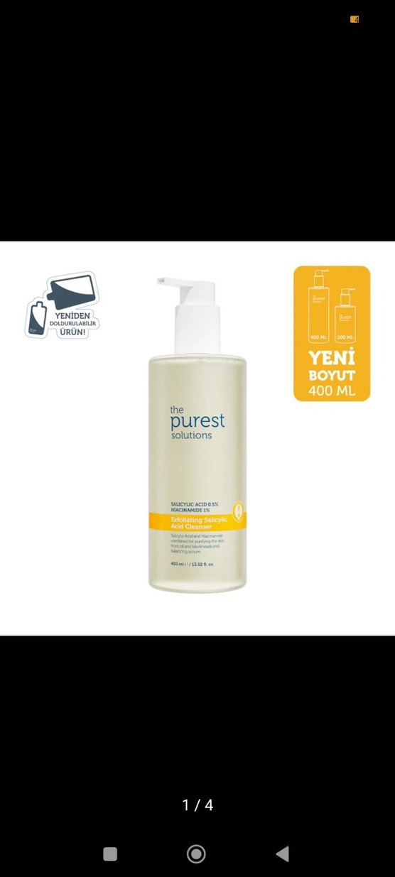 400 ML The Pure Solution Salisilik Asitli Yüz Temizleyici - Görsel 5
