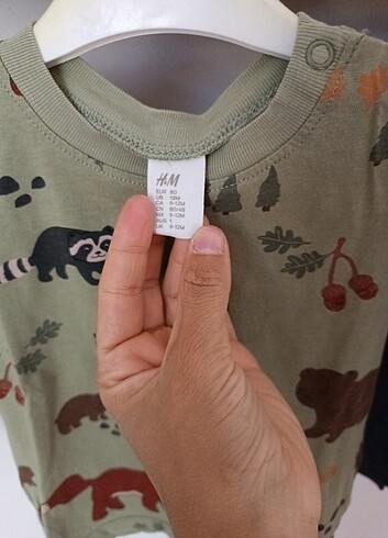 9-12 Ay Beden İkili bebek sweatshirt