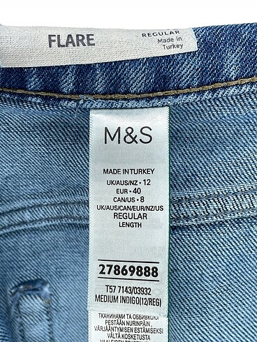 40 Beden çeşitli Renk Marks & Spencer Jean / Kot %70 İndirimli.