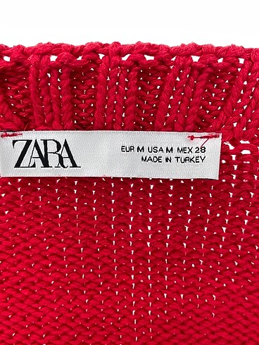 m Beden kırmızı Renk Zara Bluz %70 İndirimli.