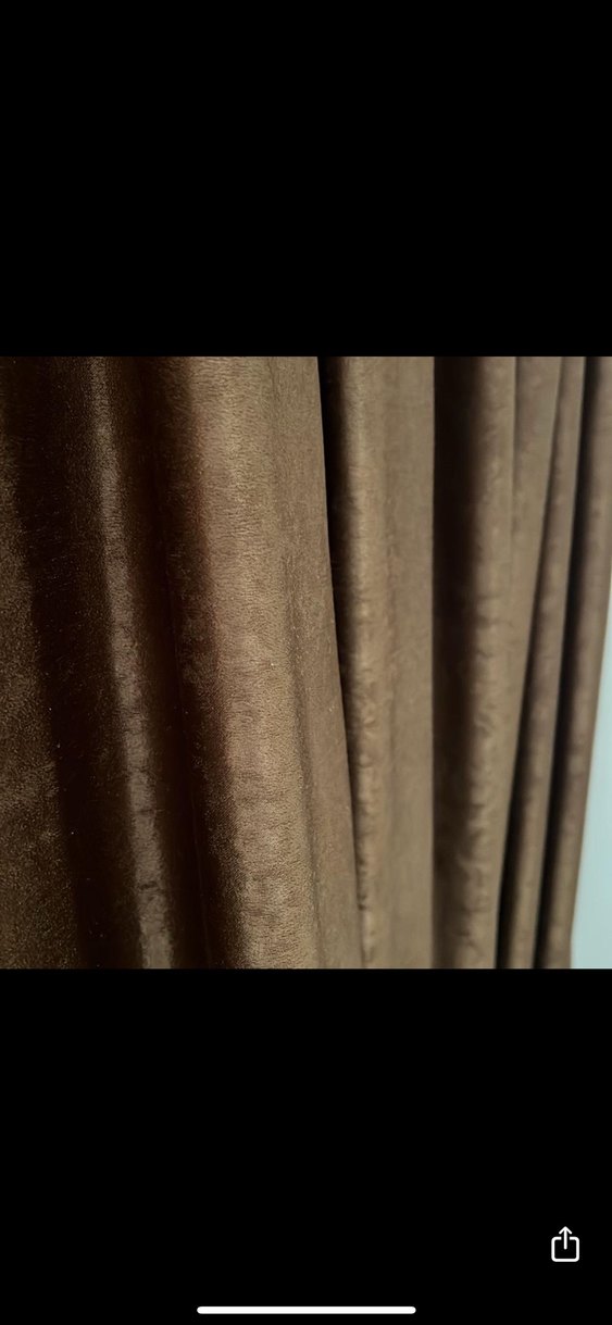 Koyu Kahverengi Modern Perde - Görsel 2