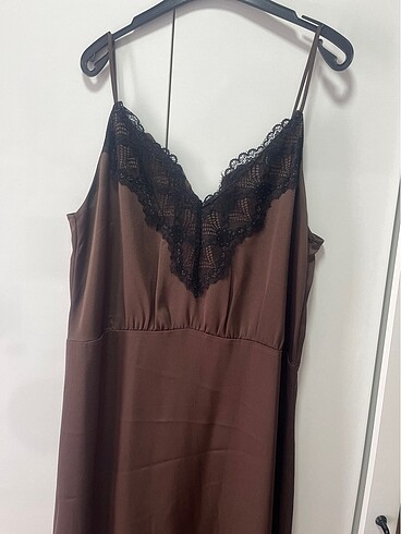 H&M Hm saten elbise