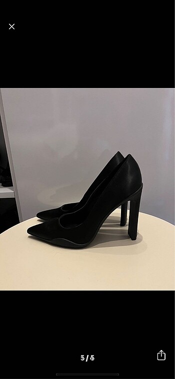 37 Beden siyah Renk Bershka stiletto