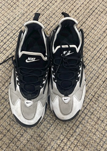 Nike Beyaz Gri Bağcıklı Spor Ayakkabı - Görsel 8