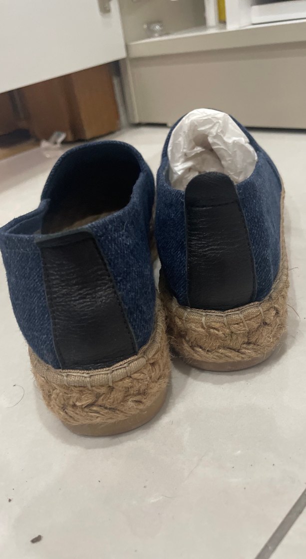 Nine West Mavi Denim Dolgu Topuklu Espadril - Görsel 4
