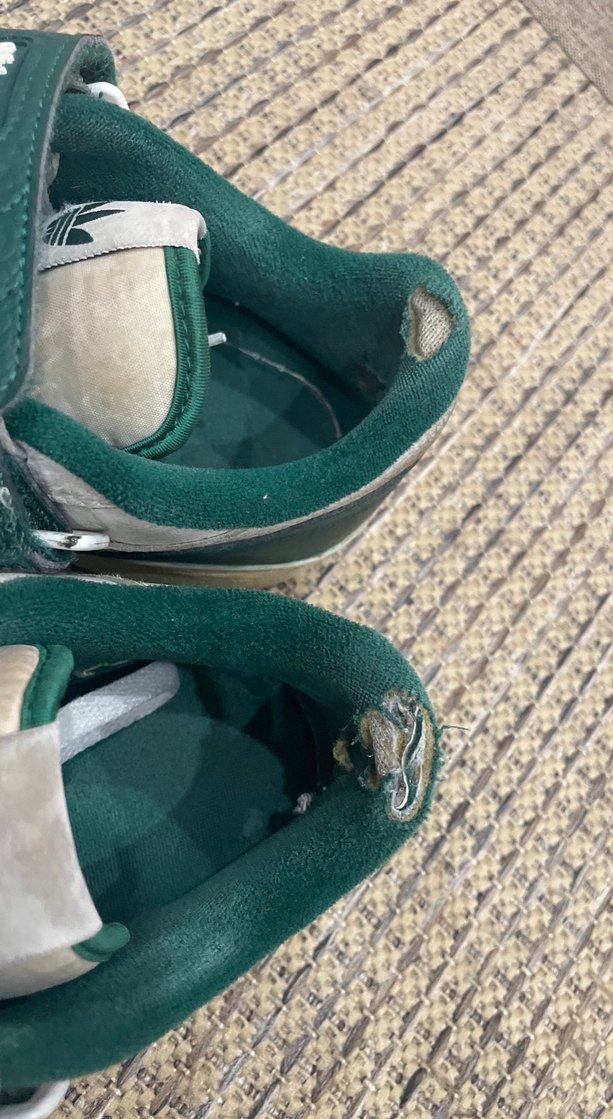 Yeşil Gri Adidas Spor Ayakkabı Velcro Bantlı - Görsel 5