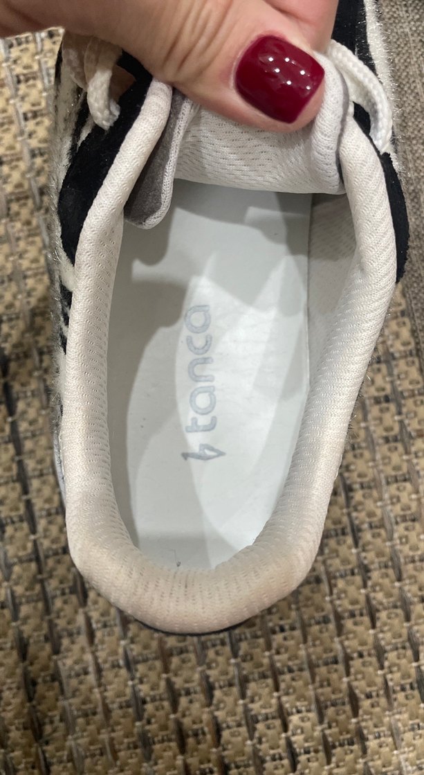 Zebra Desenli Kadın Spor Ayakkabı Platform Topuk - Görsel 4