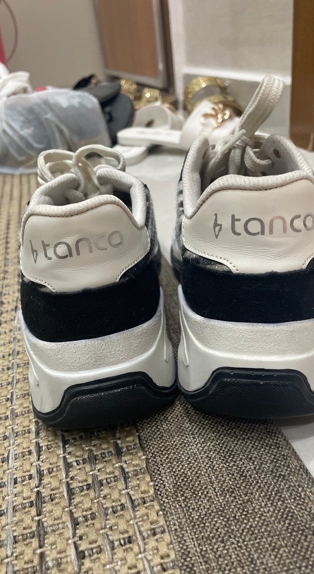 Zebra Desenli Kadın Spor Ayakkabı Platform Topuk - Görsel 3