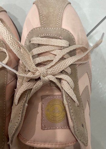 Bej pembe Kadın Hummel Bağcıklı Spor Ayakkabı - Görsel 7