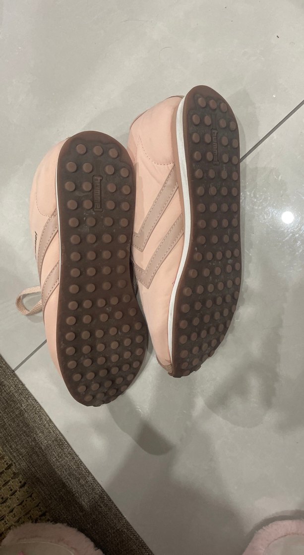 Bej pembe Kadın Hummel Bağcıklı Spor Ayakkabı - Görsel 2