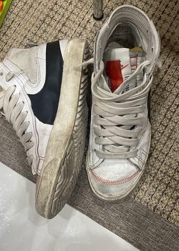 Nike Kadın Keten Beyaz Dolgu Topuk Spor Ayakkabı
