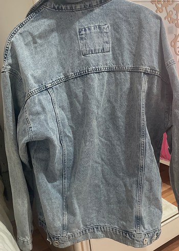 Gri Denim unisex kot Ceket - Görsel 6