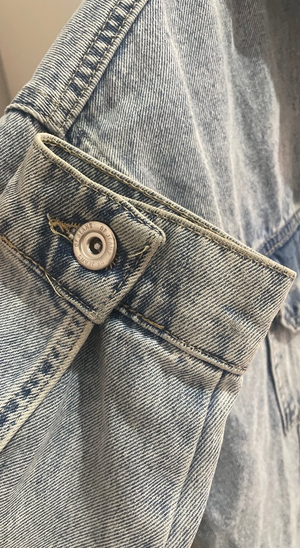 Gri Denim unisex kot Ceket - Görsel 5