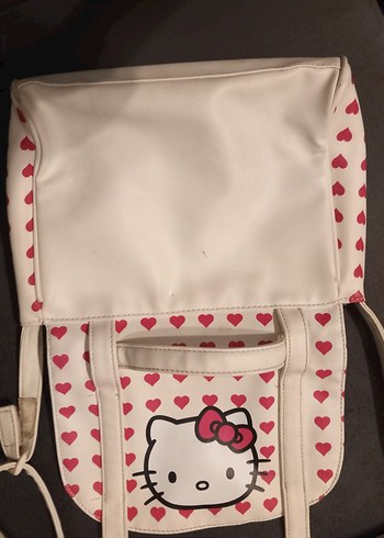 Hello Kitty Hello kitty Kalpli Baskılı Pembe Kadın Çanta