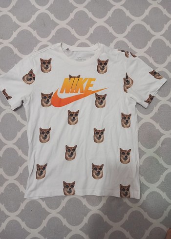 Baskılı Beyaz Nike Tişört