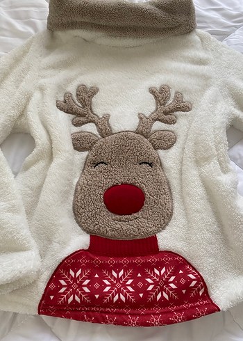 LCW Winter Geyik Detaylı Polar Kazak - Görsel 4