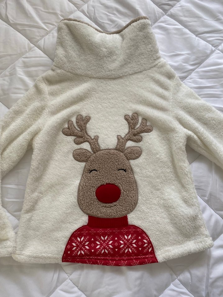 LCW Winter Geyik Detaylı Polar Kazak - Görsel 2