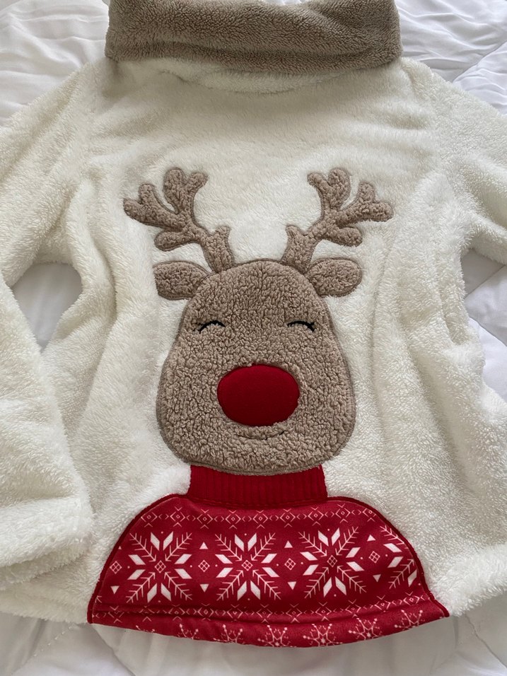 LCW Winter Geyik Detaylı Polar Kazak - Görsel 4