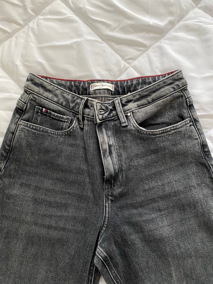 TH Orijinal Gri Regular Fit Kadın Denim Pantolon - Görsel 4