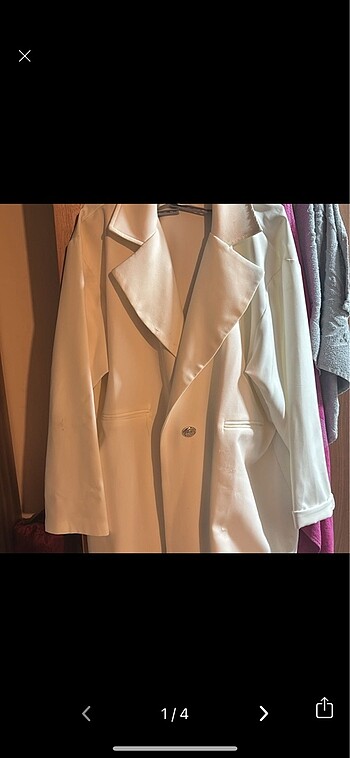 Diğer Beyaz blazer ceket