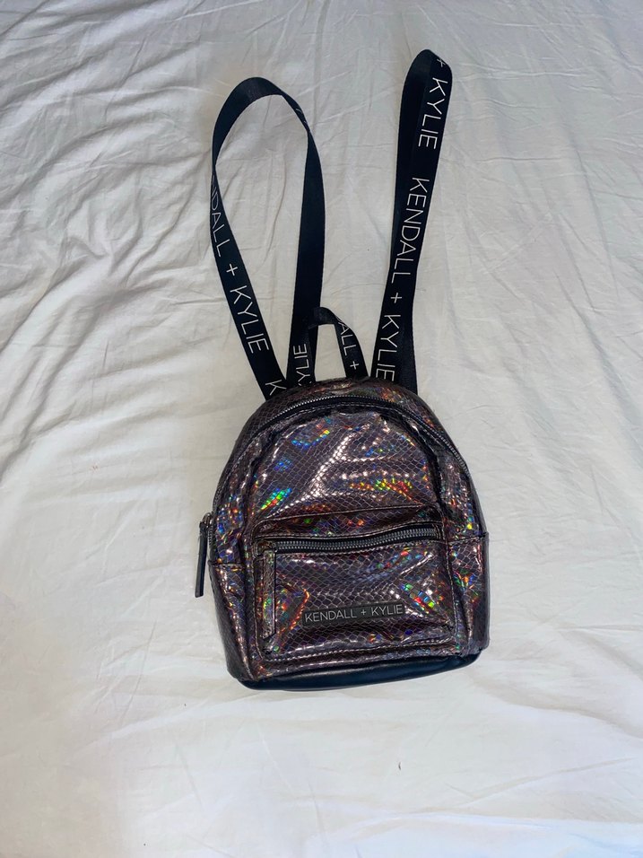 Kylıe Kendall Jenner Yılan Desenli Deri Sırt Çantası - Görsel 2