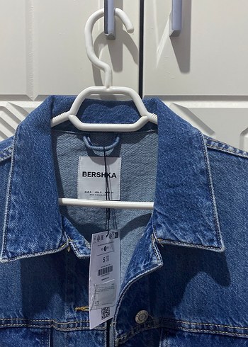 Düğmeli Mavi Denim Kadın Ceket - Görsel 2