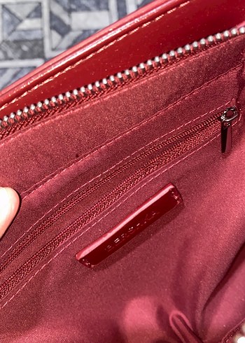 bershka orta boy kırmızı çanta - Görsel 7