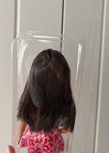 Pembe Çiçek Desenli Bebek - Görsel 4