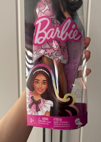 Pembe elbiseli oyuncak bebek - Görsel 6