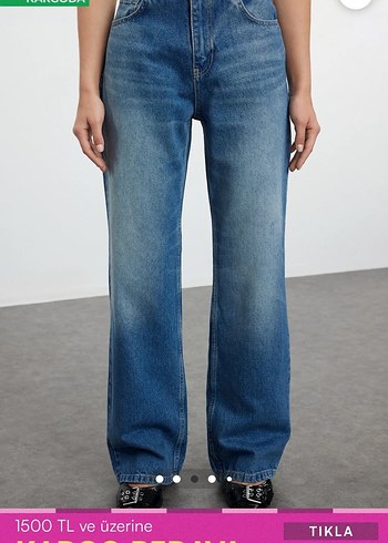 trendyolmilla wide leg jean - Görsel 2