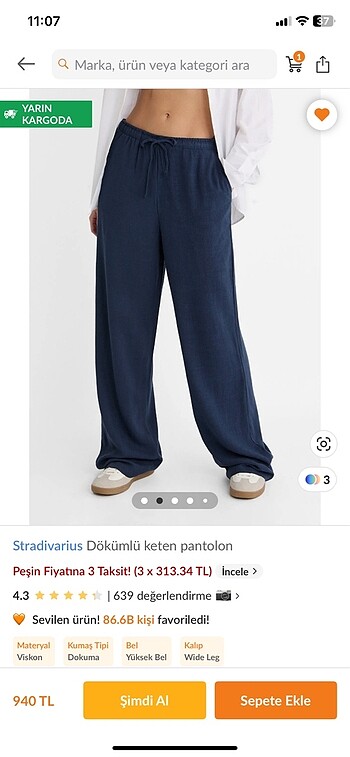keten pantolon