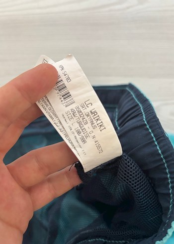 l Beden mavi Renk Mavi Mini Erkek Deniz Şortu