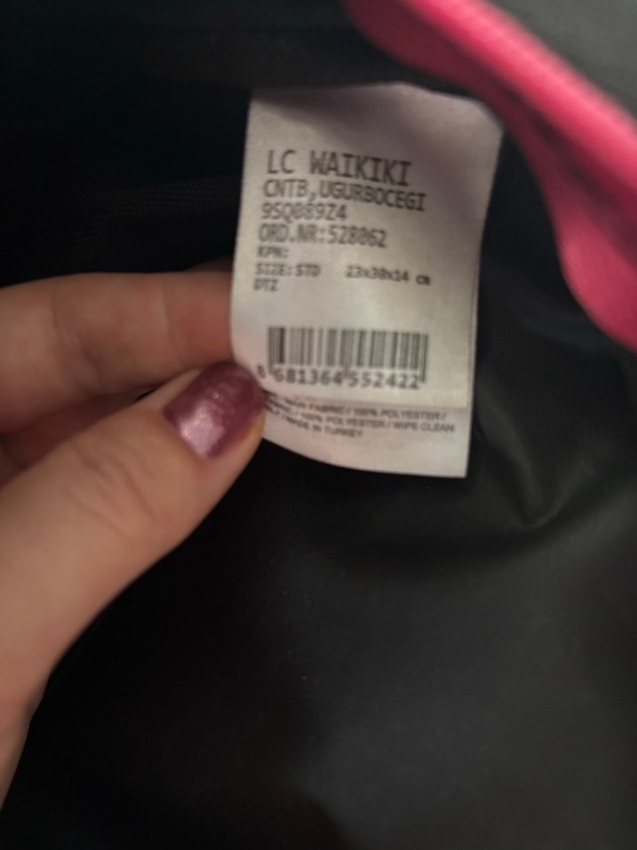 Waikiki Pembe Kalpli Çocuk Sırt Çantası - Görsel 3