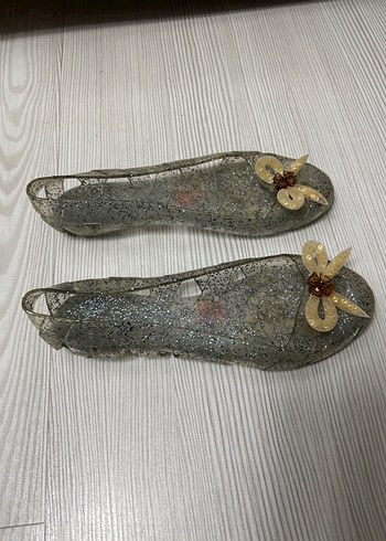 Gri Simli Fiyonk Detaylı Babet - Görsel 2