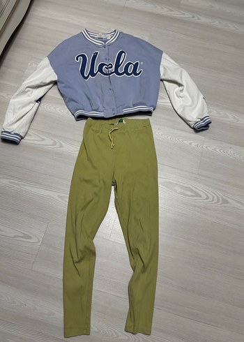 10 Yaş Beden Kızlar için Pamuklu Pijama Takımı