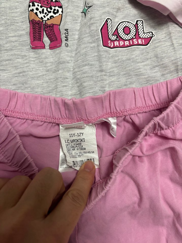 Kızlar için Pamuklu Pijama Takımı - Görsel 3