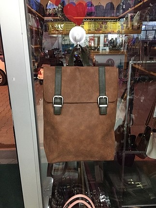 Kahverengi orjinal mudo sırt çantası