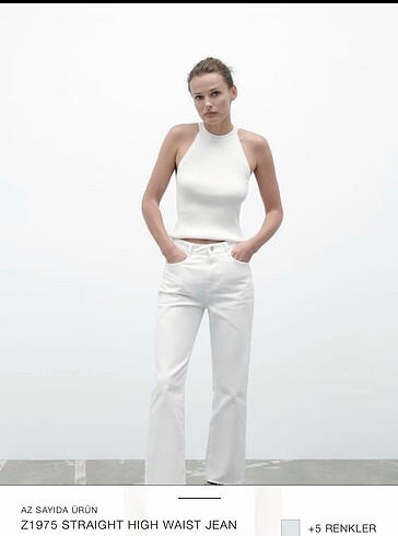 Zara beyaz jean