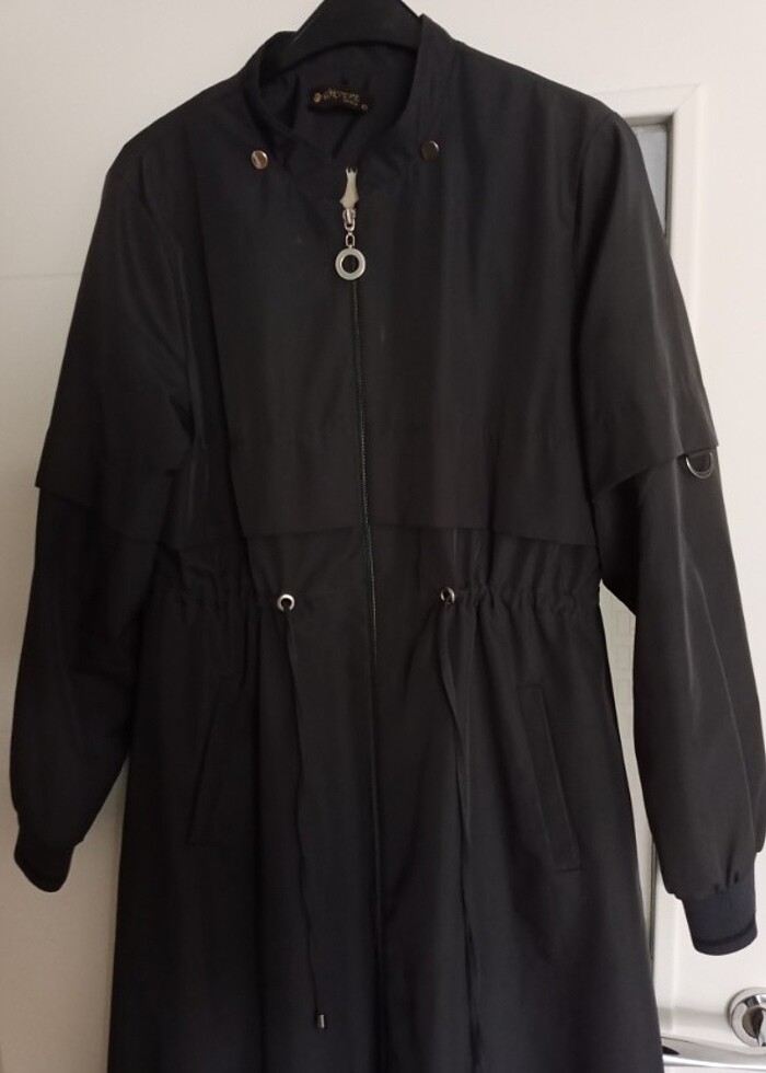 Bayan trençkot parka  - Görsel 3