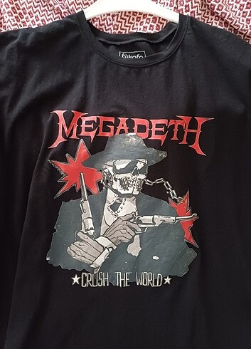 Megadeth 2024 Tur Tişört Baskılı Band