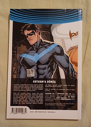  Beden Nightwing çizgi roman Batman DC
