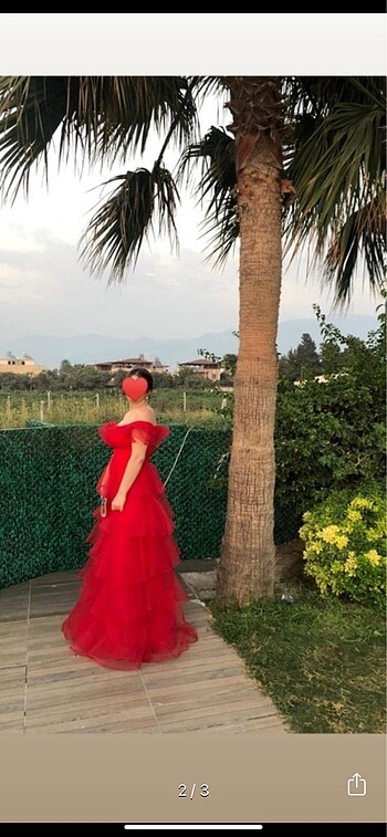 Zara kırmızı abiye