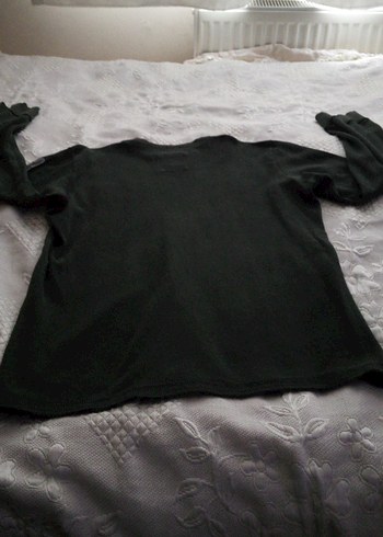 erkekler için koyu yeşil Uzun Kollu Sweatshirt - Görsel 5