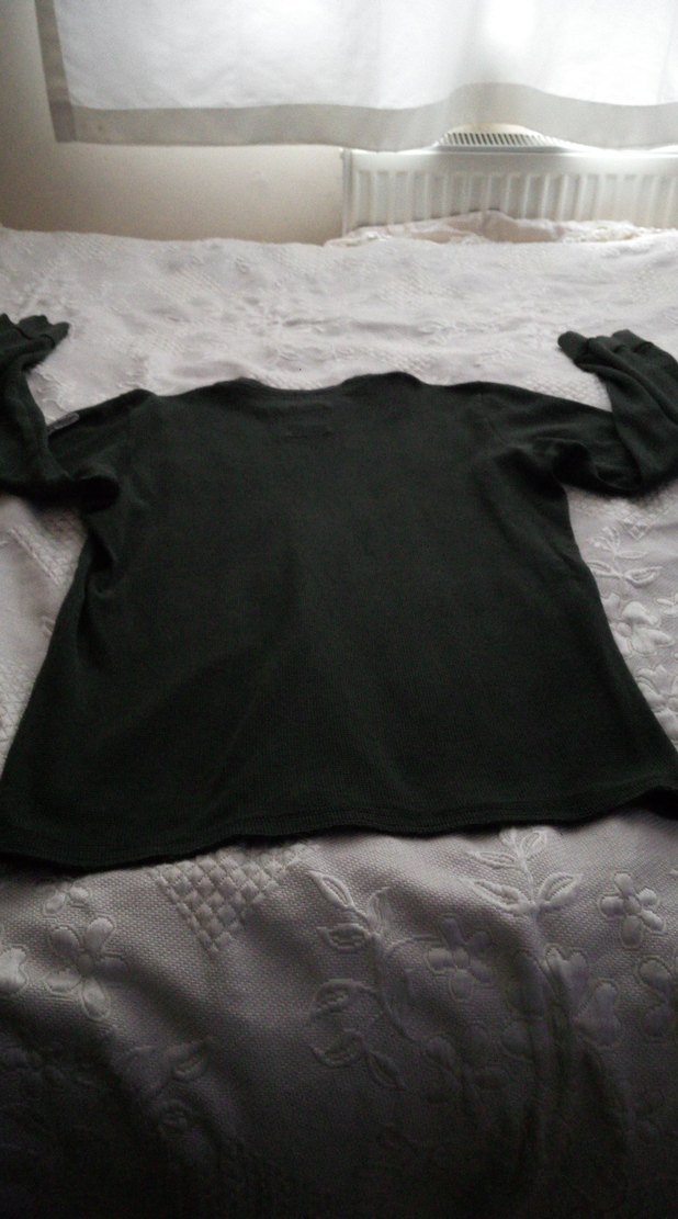 erkekler için koyu yeşil Uzun Kollu Sweatshirt - Görsel 5