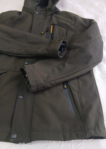 haki yeşili Erkek Midi Ceket - Görsel 2