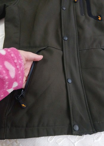 haki yeşili Erkek Midi Ceket - Görsel 6