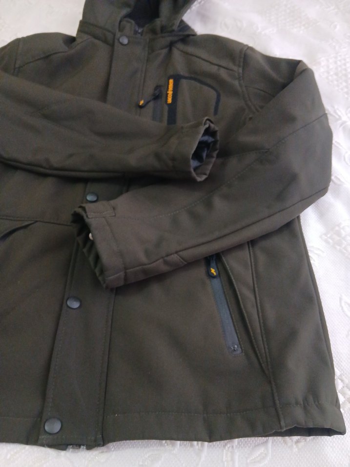 haki yeşili Erkek Midi Ceket - Görsel 2