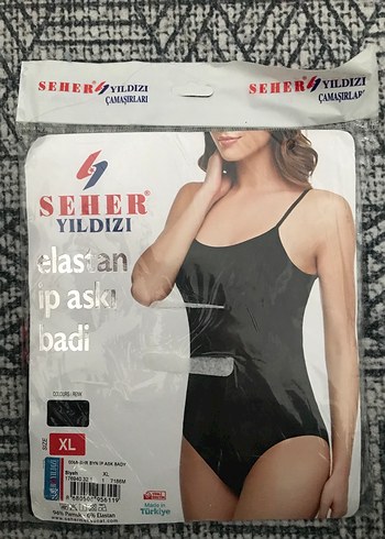 Tutku Beyaz Elastan İp Askılı Badi - Görsel 5